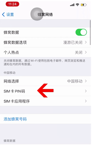 思明苹果14维修网分享如何给iPhone14的SIM卡设置密码 