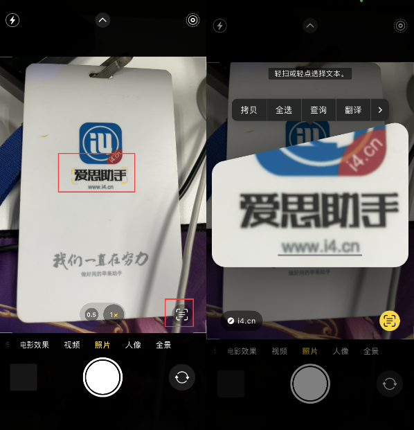 思明苹果手机维修分享升级iOS 16后如何通过相机翻译文本 