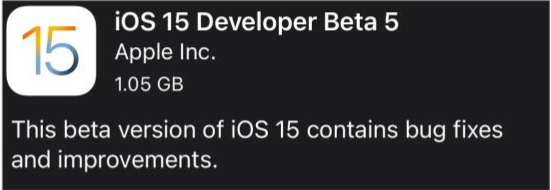 思明苹果手机维修分享如何升级到iOS15.0 beta5 